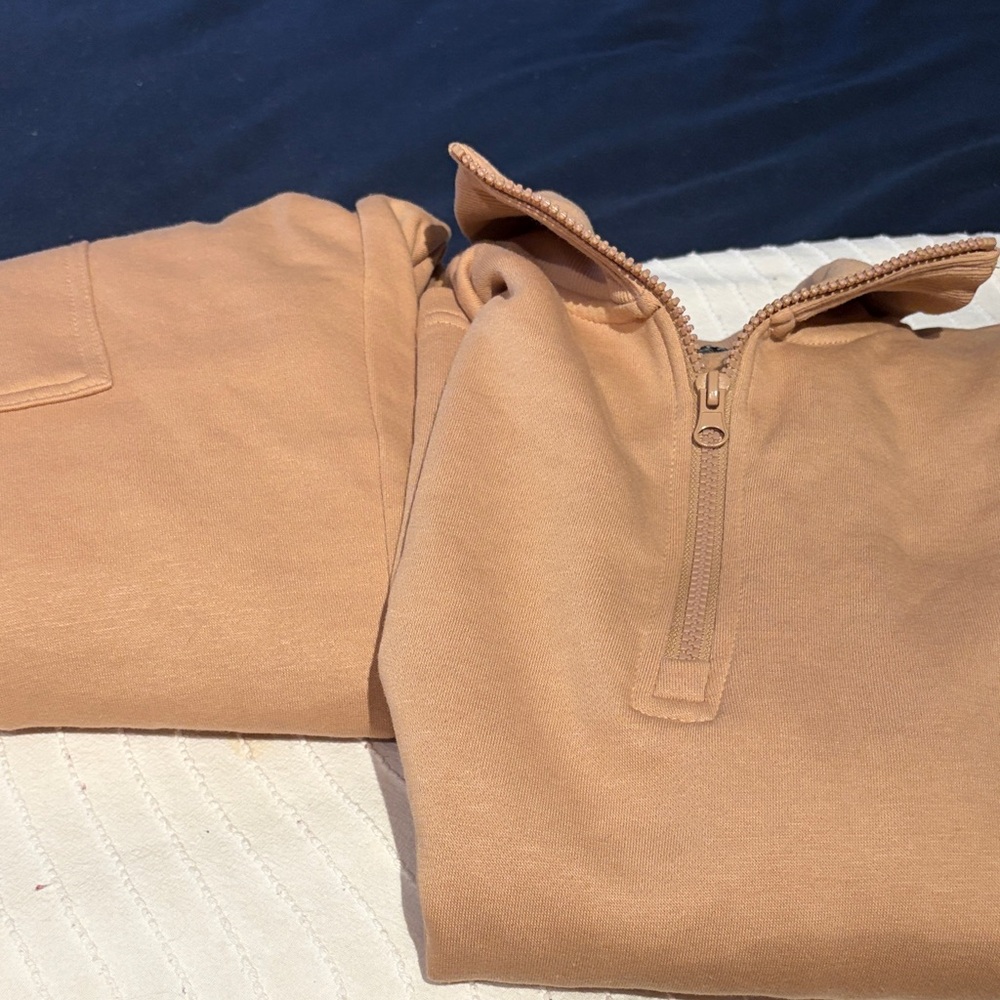 2 piece Half-Zip Pullover Hoodie and jogger pants